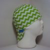 Lime and White Chevrons Welding Cap