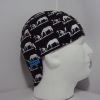 Praying Cowboy and Horse Silhouette Black Welding Cap