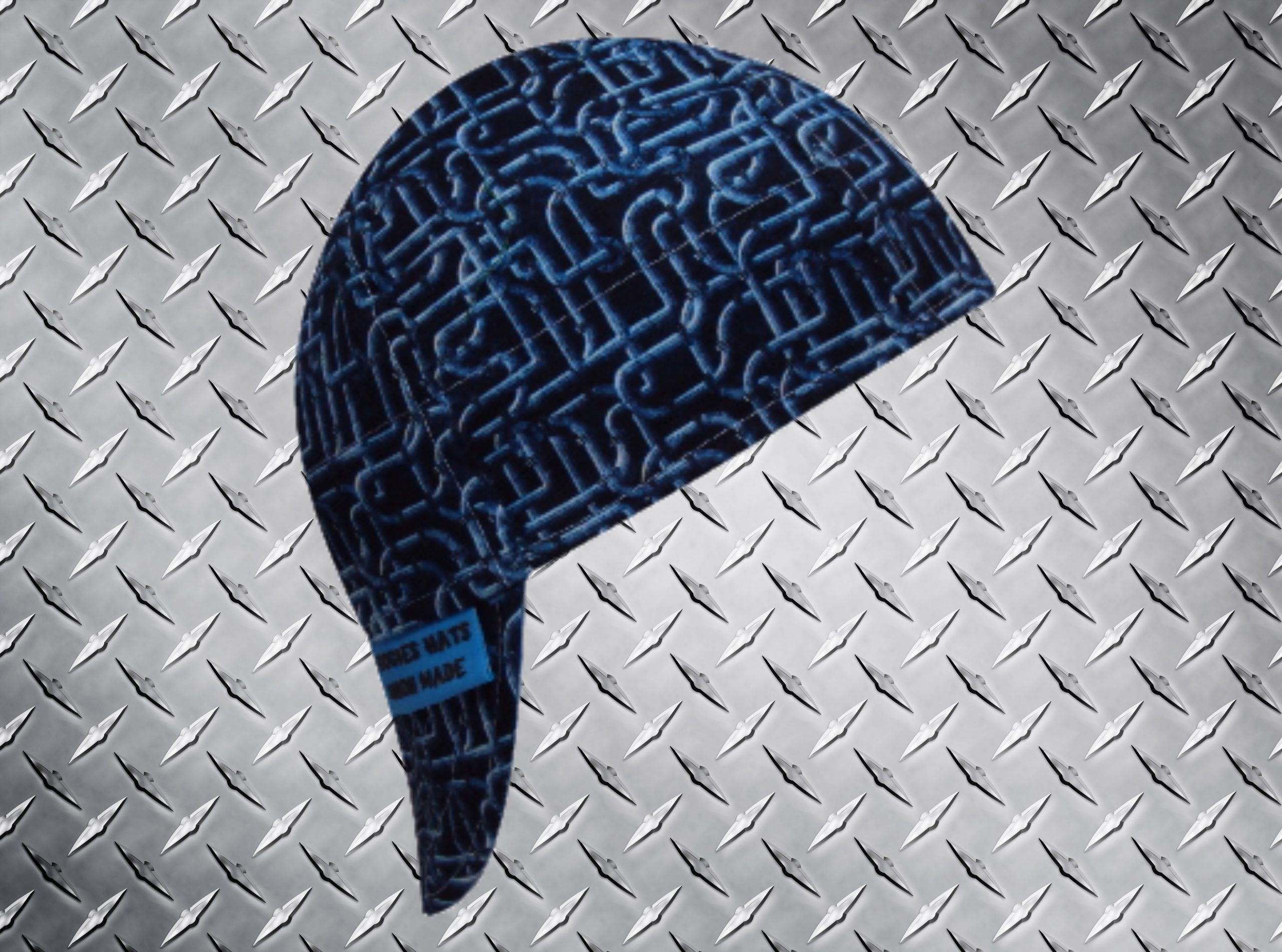 Laying Pipe Blue Welding Cap