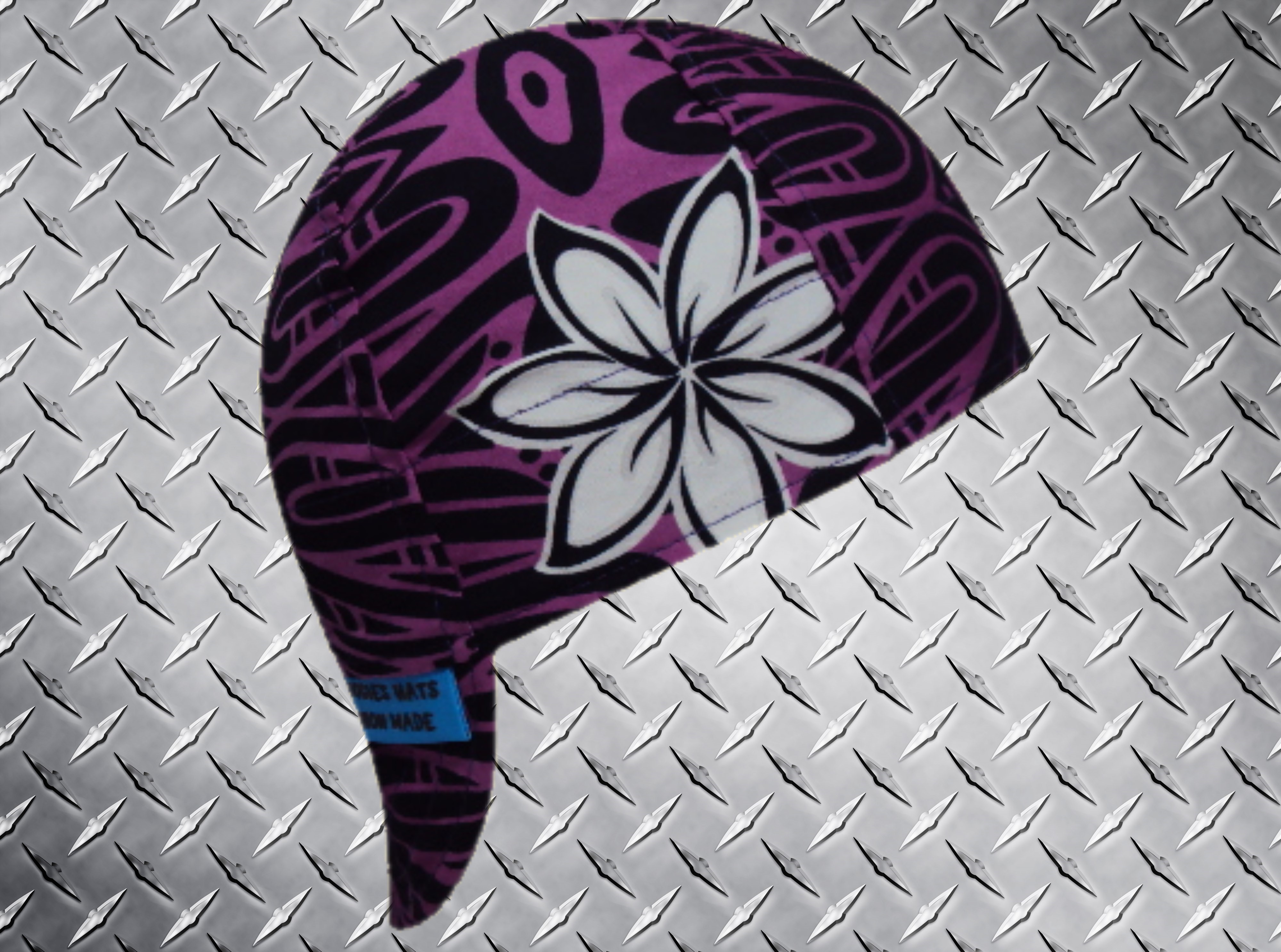 Hawaiian Purple Welders Hat