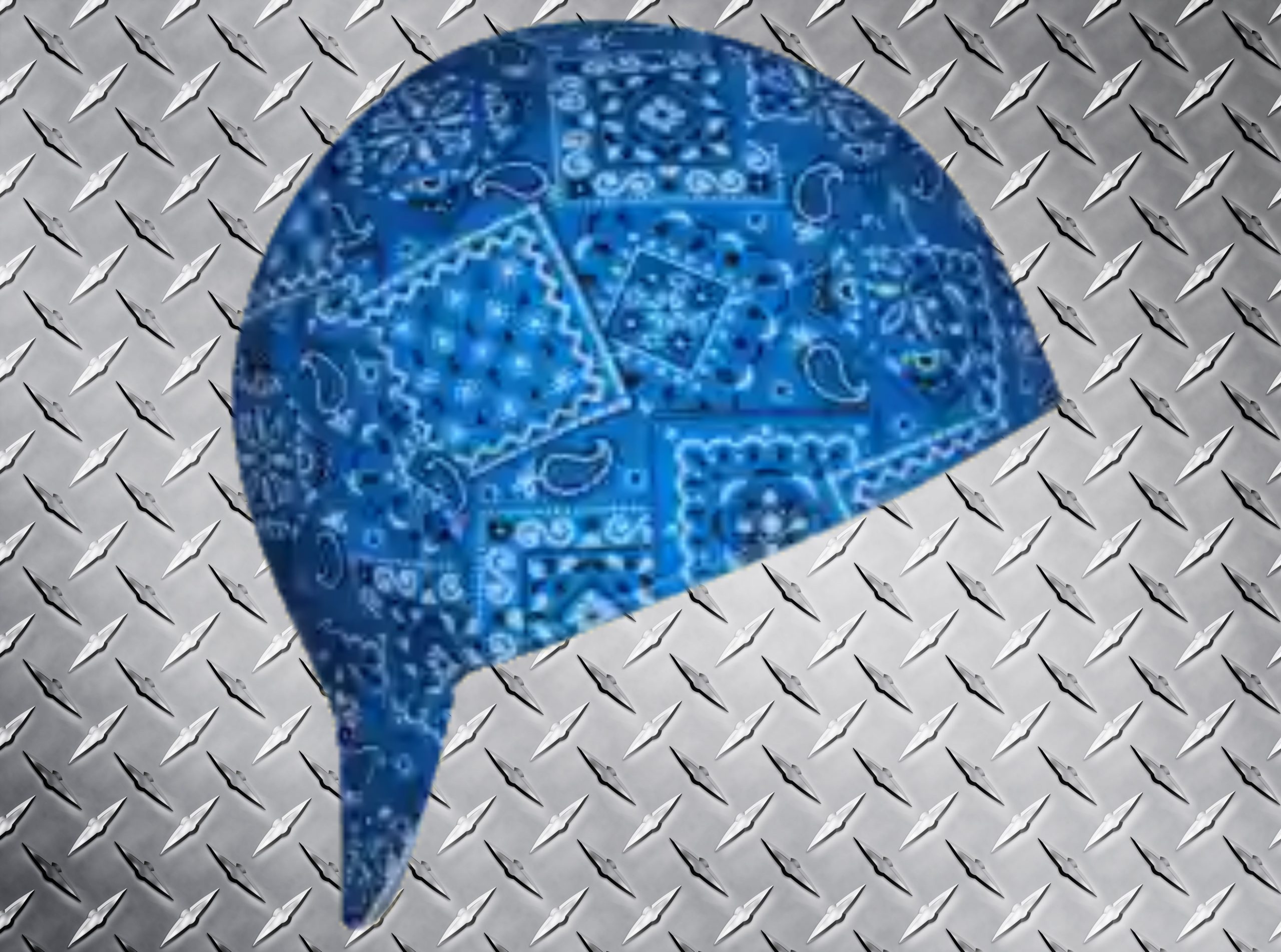 Classic Blue Bandana Welding Beanie Caps