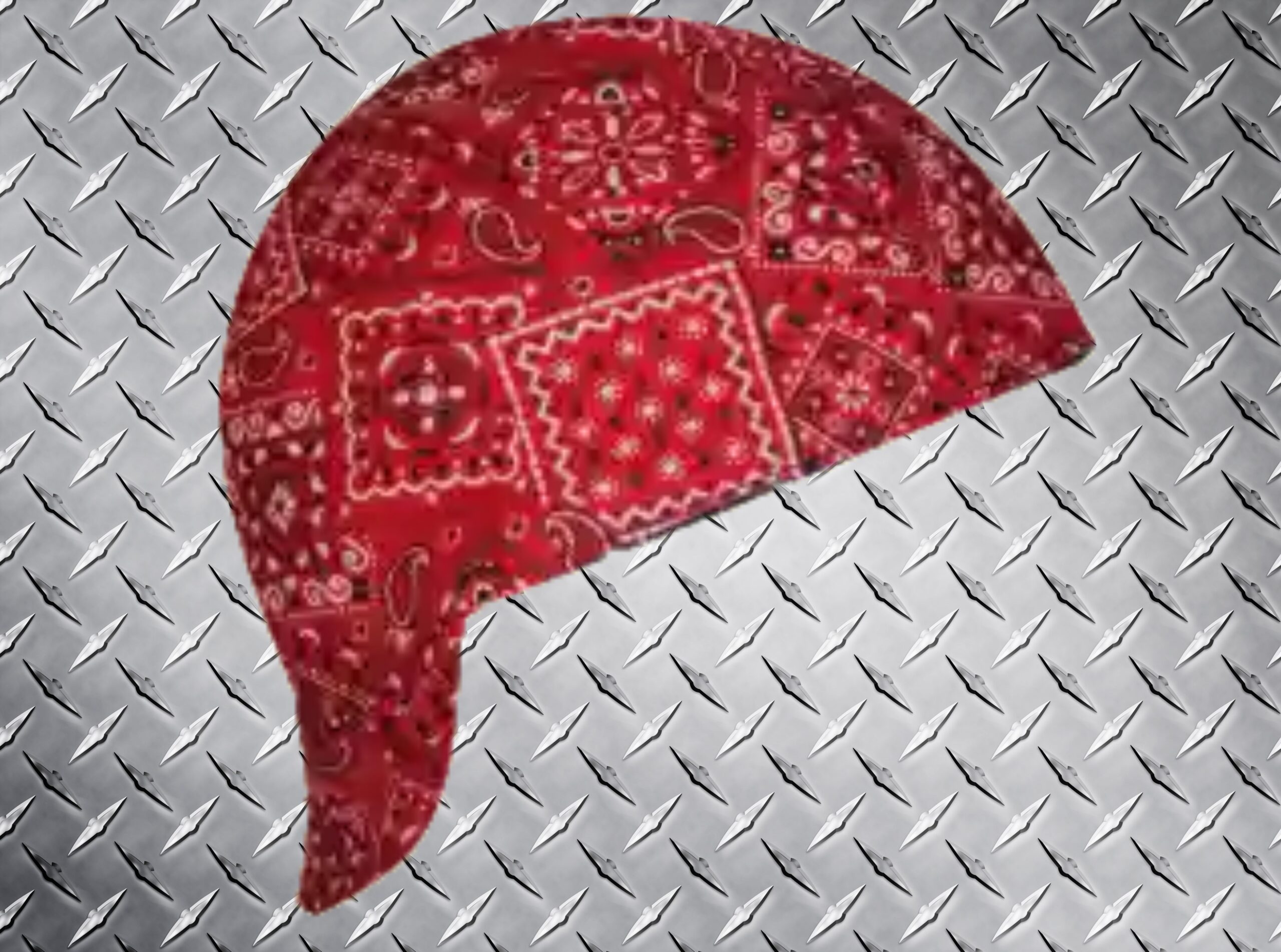 Classic Red Bandana Welding Beanie Cap