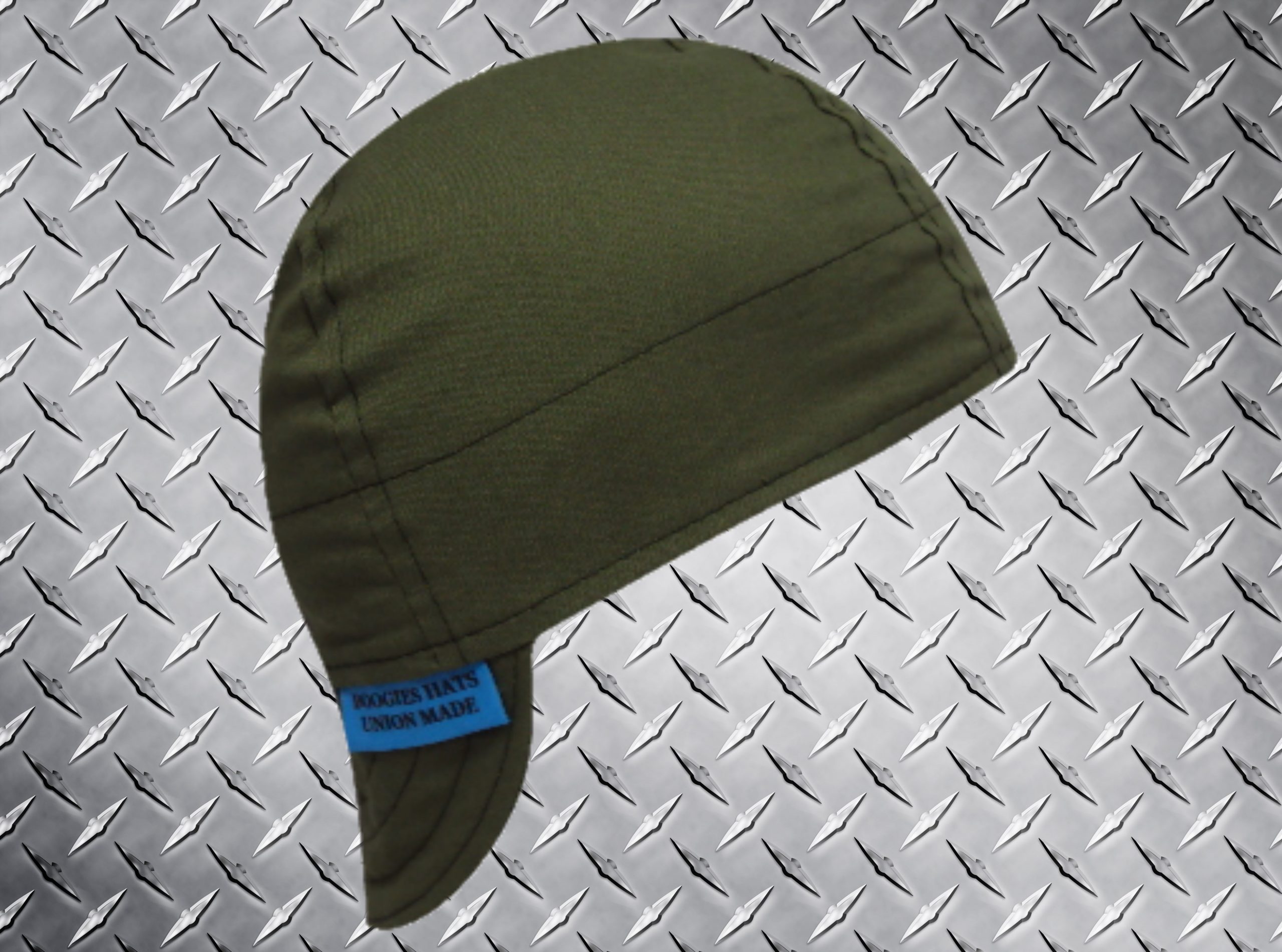 Olive green best sale skull cap