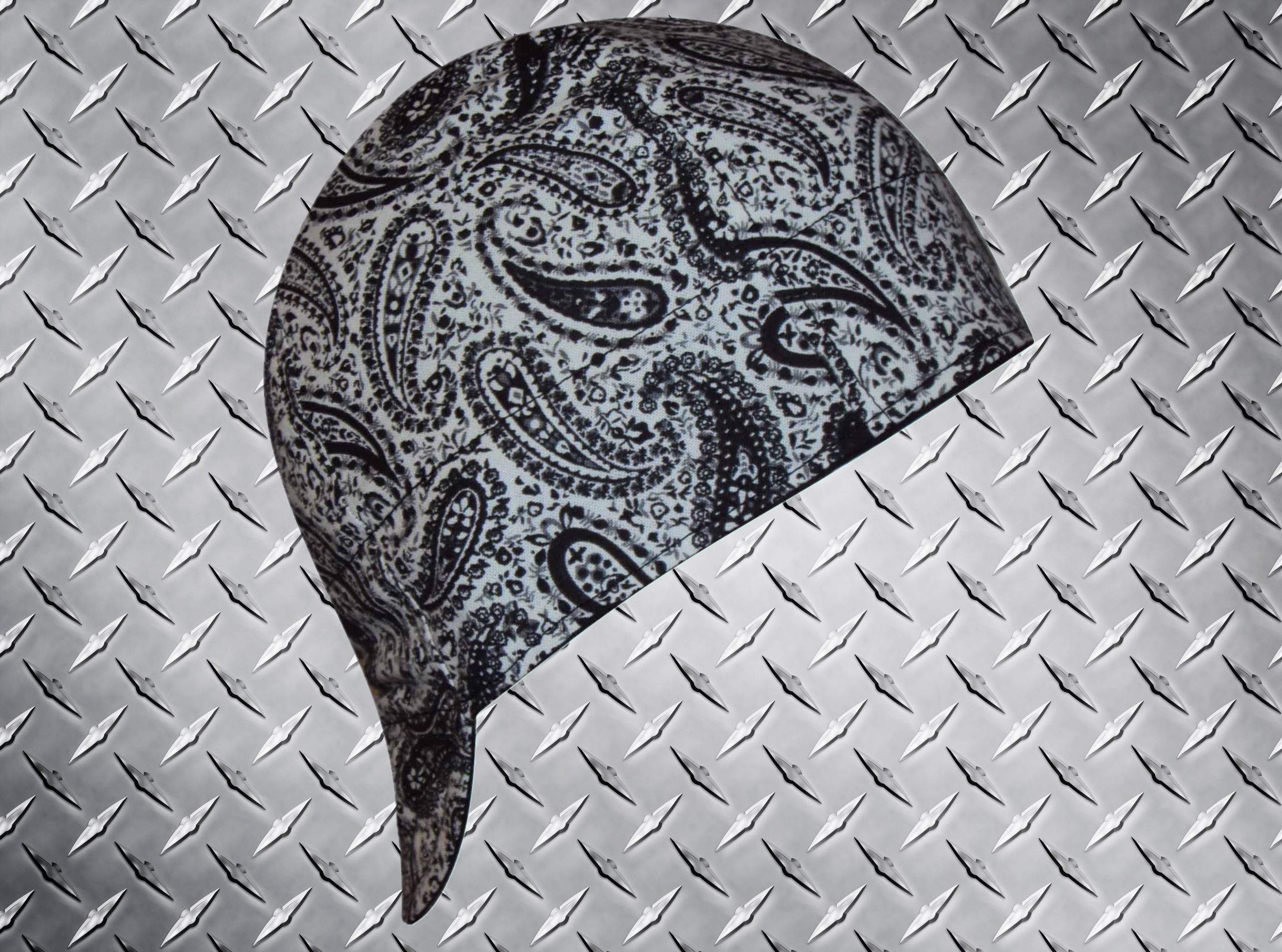 Perfect Paisley White Welding Cap