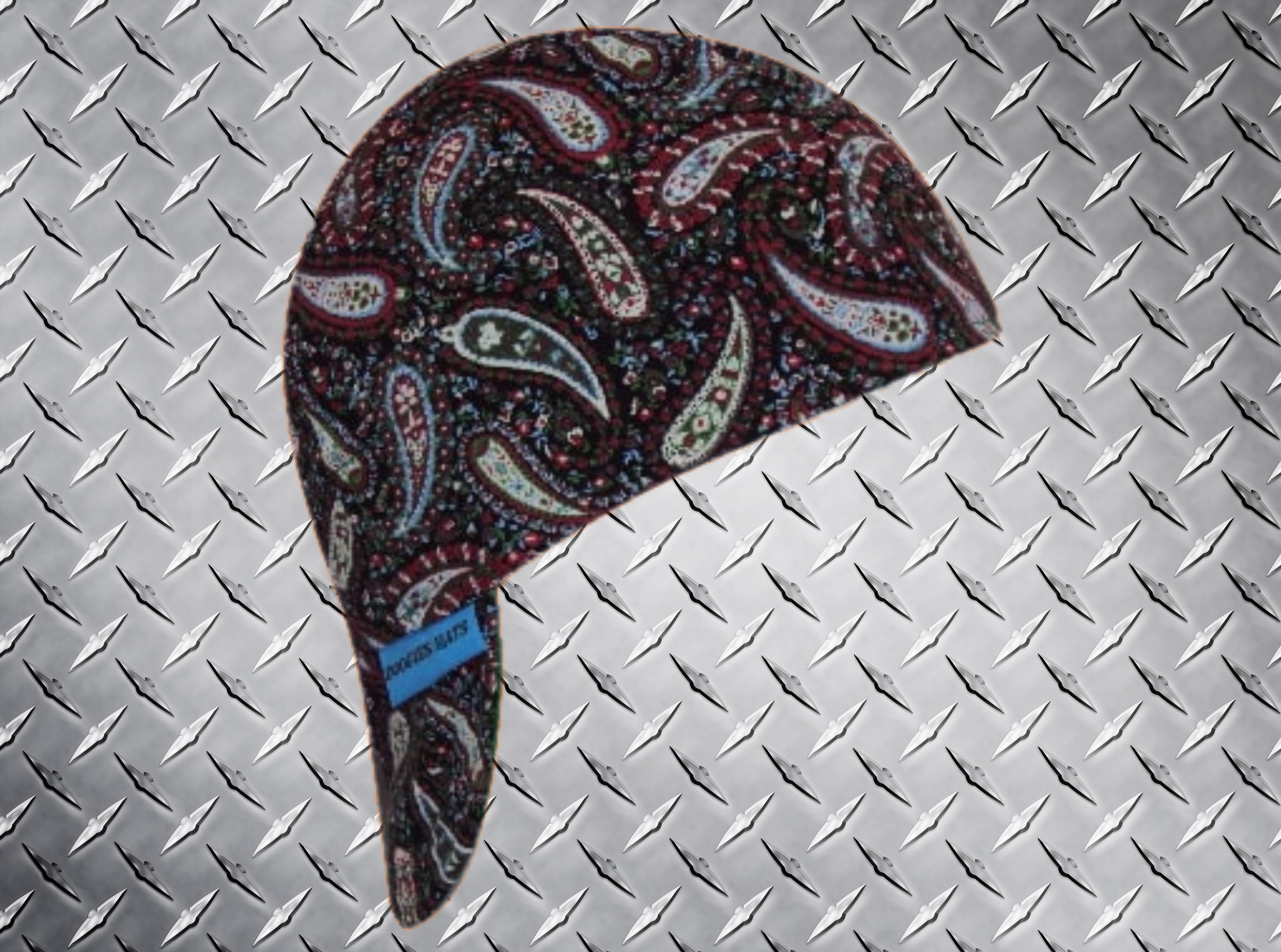 Black Perfect Paisley Welding Cap