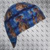 Angry Welding Clown Blue Welders Cap ©