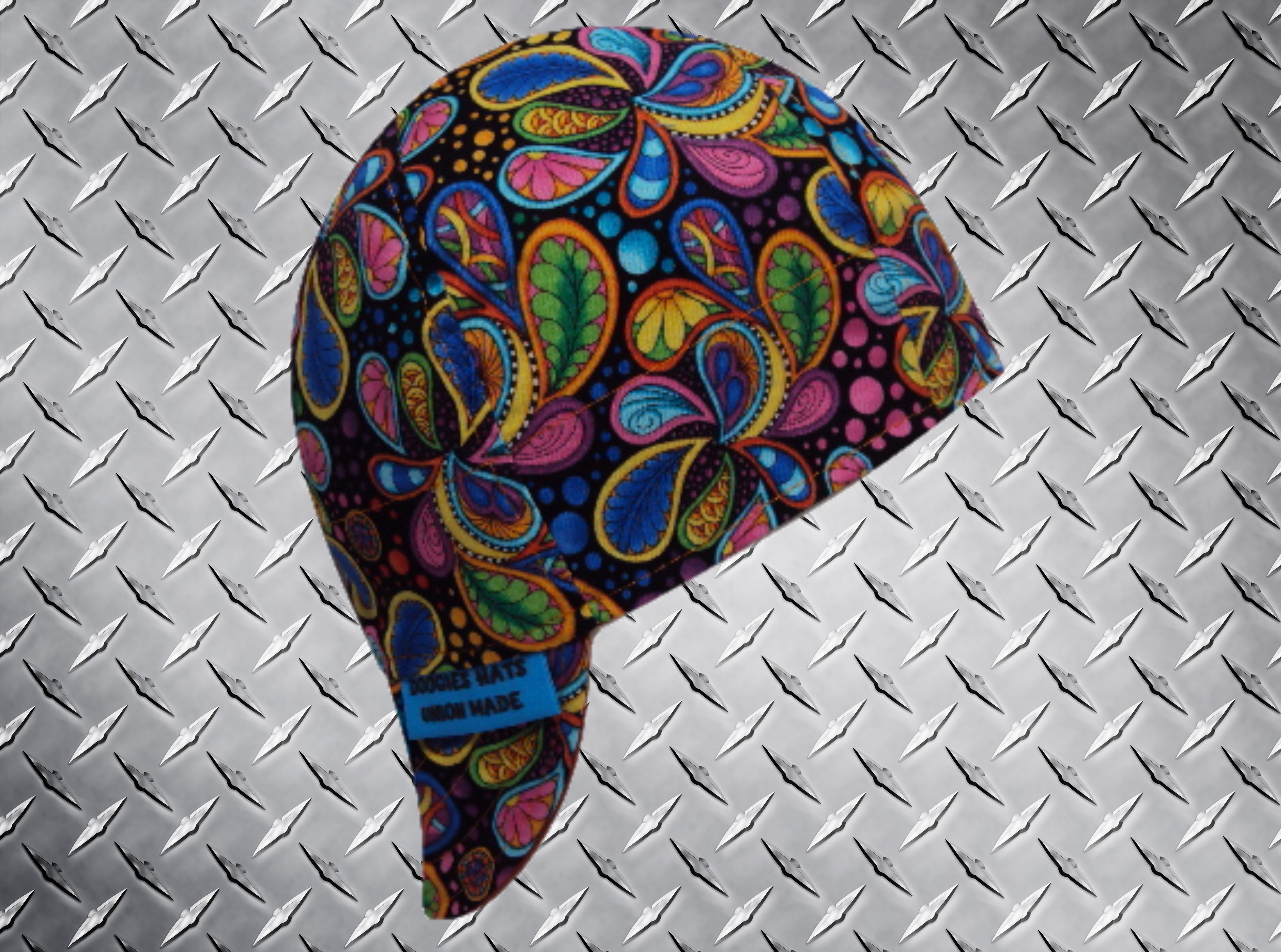 Summer Paisley Welders Hat