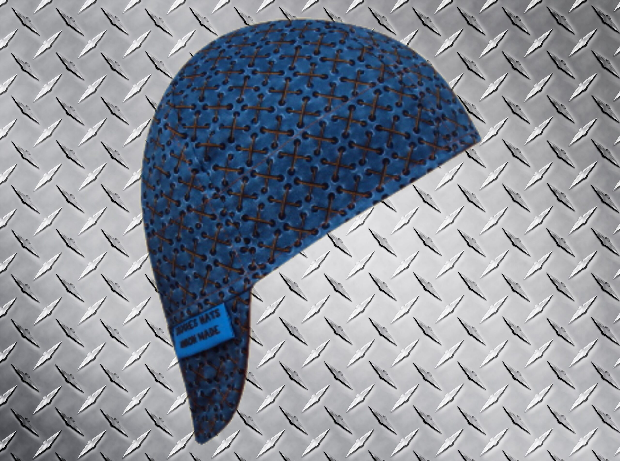 Lased Up Blue Welding Hat