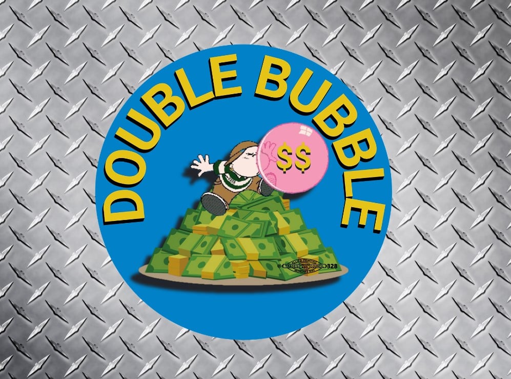 Double Bubble Sticker