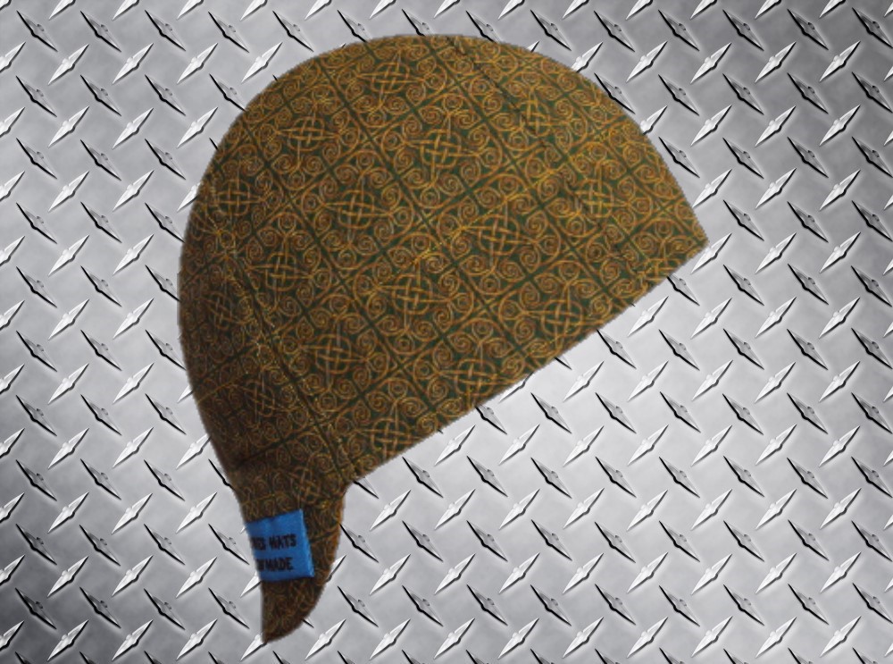 Celtic Knots Green Welders Cap