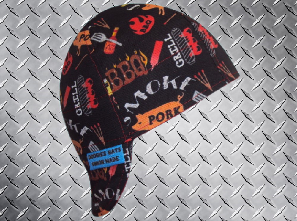 BBQ Smoke Black Welding Cap ©