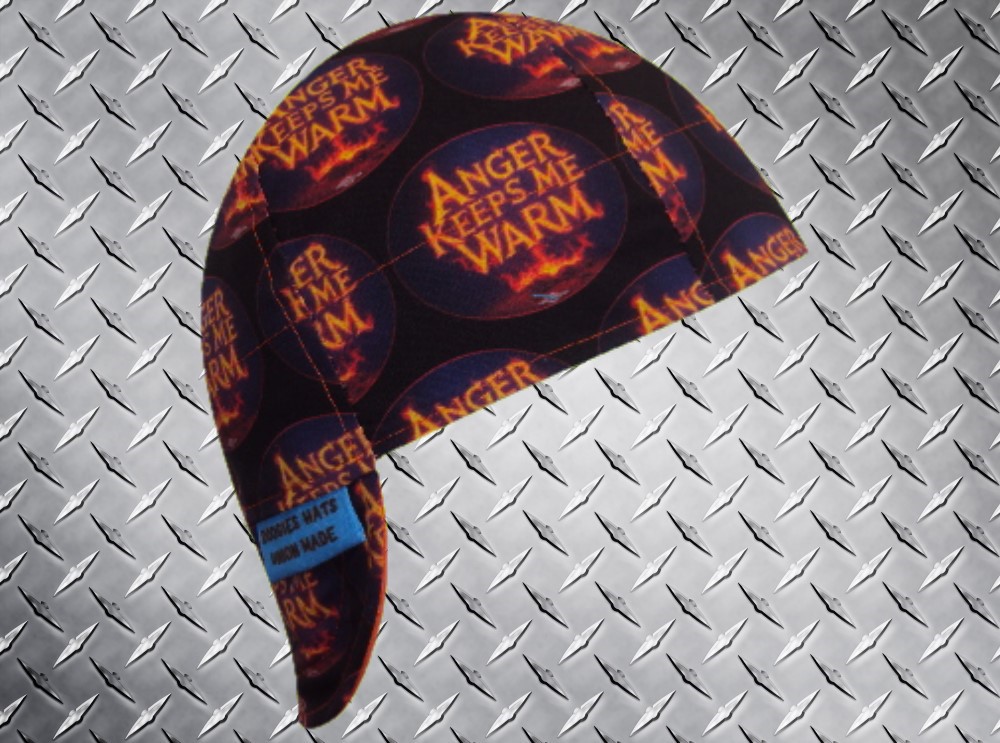 Anger Keeps Me Warm Welding Cap©
