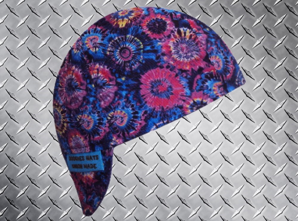 Tie Dye Grape Welding Cap