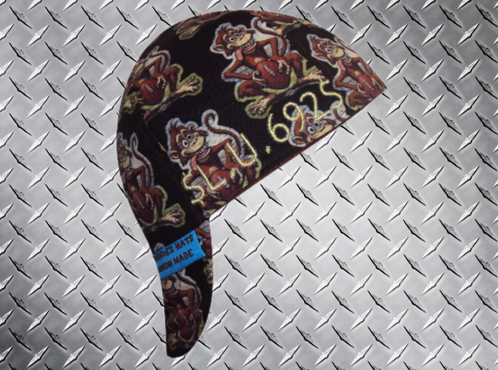 Monkey and Football Welding Cap©