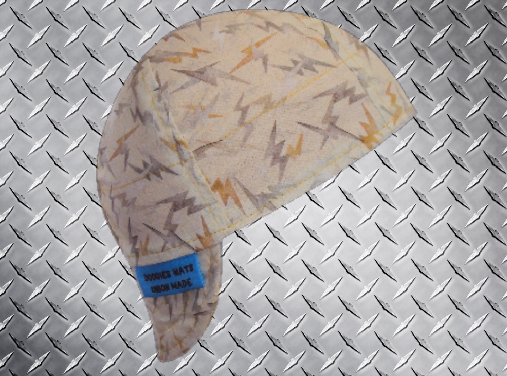 Bolts Tan Welding Cap