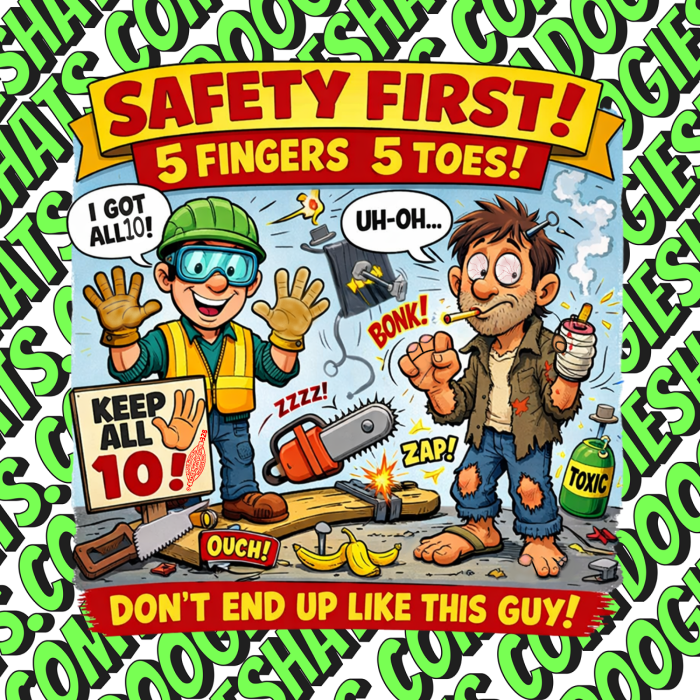 Safety First Sticker