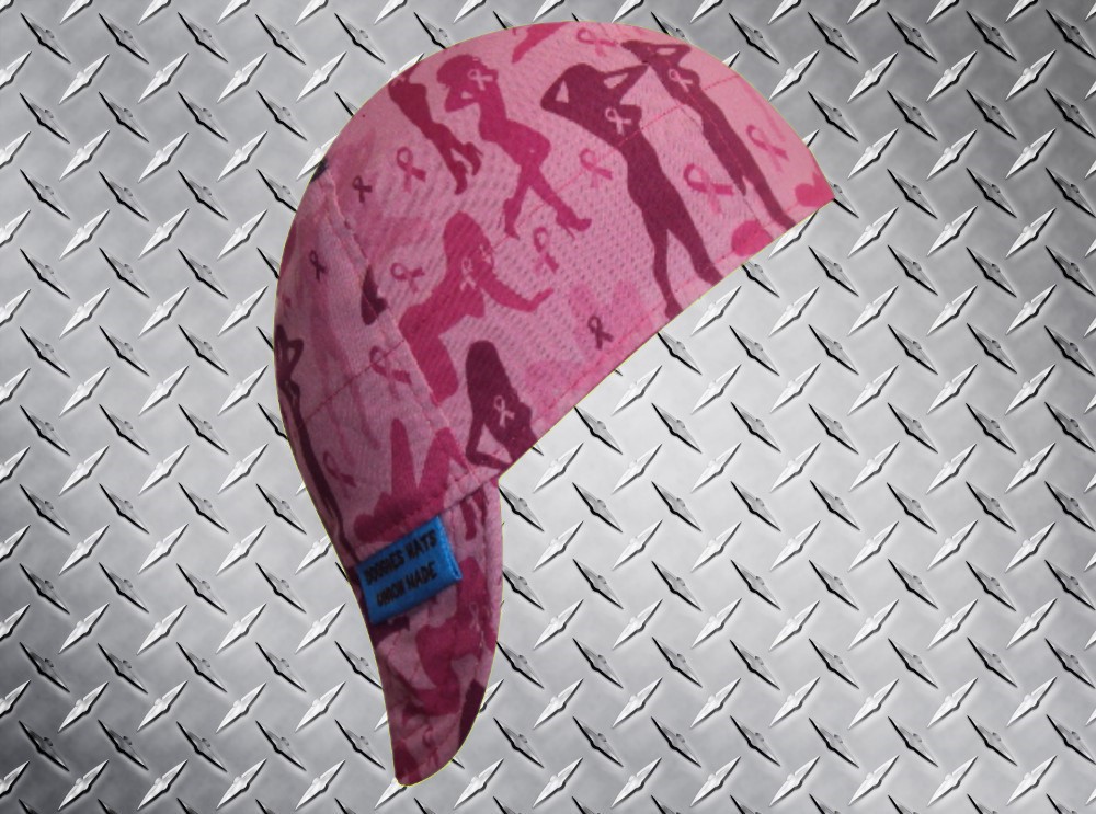 Silhouettes Breast Cancer Awareness Welding Cap